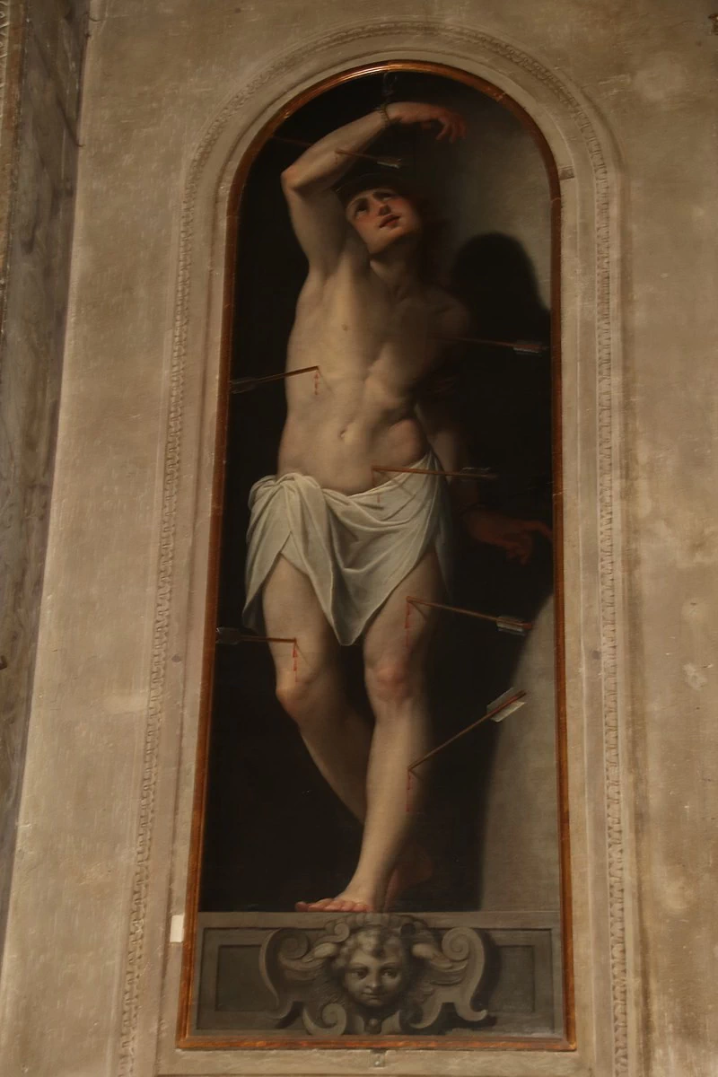 San Sebastiano - Basilica di S. Maria di Campagna, Piacenza